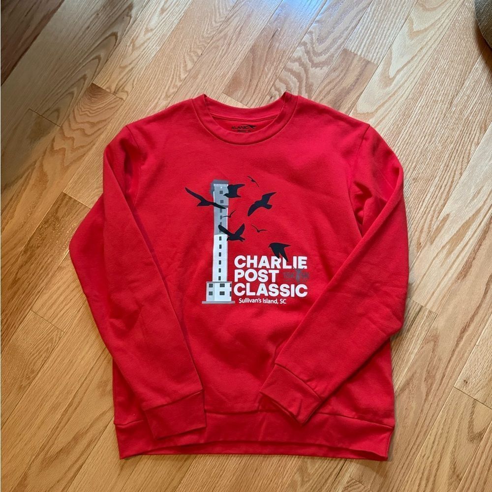 Red Crewneck Sweatshirt